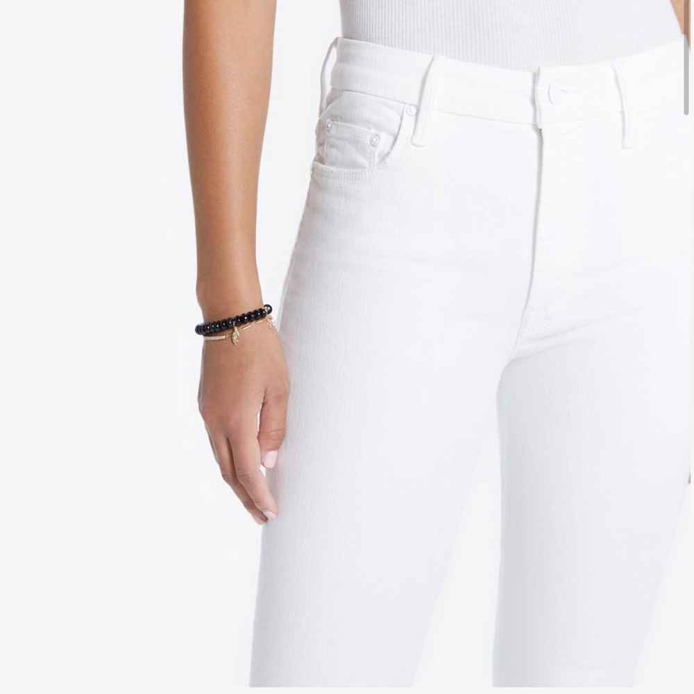 MOTHER denim WHITE high waisted- NEVER WORN!